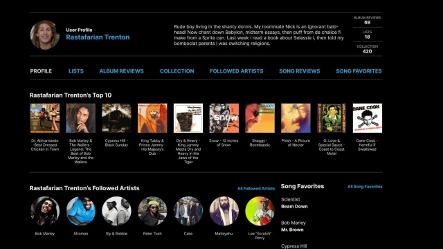 Your Top 10 Albums and "Letterboxd for Music"