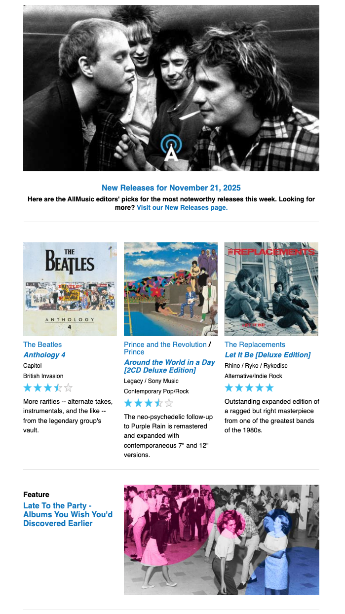 weekly newsletter