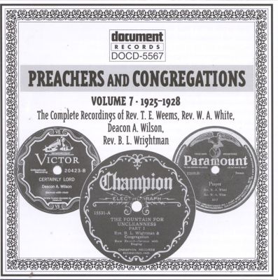 Preachers and Congregations, Vol. 7: 1925-1928