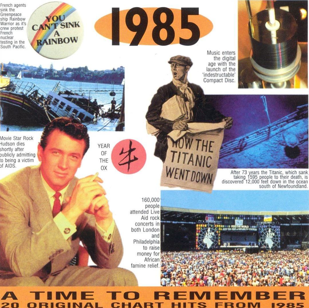 1985: 20 Original Chart Hits - Various Artists... | AllMusic