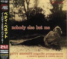 nobody else but me」ベティ・ベネット LPレコード