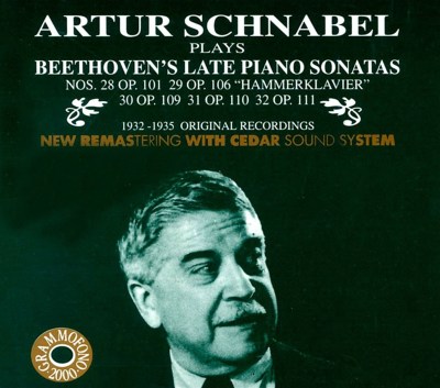 Artur Schnabel Plays Beethoven's Late Piano Sonatas