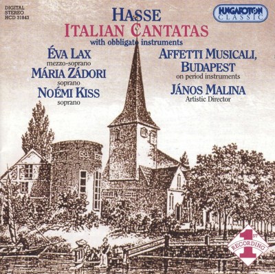 Hasse: Italiana Cantatas with Obbligato Instruments