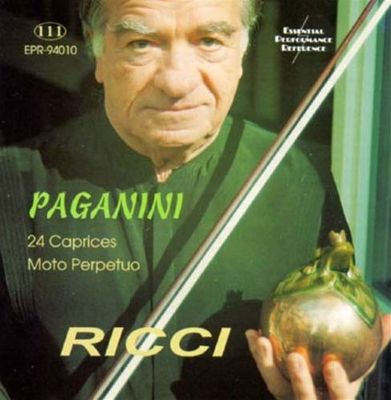 Paganini: 24 Caprices; Moto Perpetuo