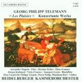 Telemann: Les Plaisirs; Kanzertante Werke
