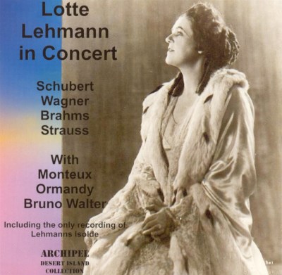 Lotte Lehmann in Concert