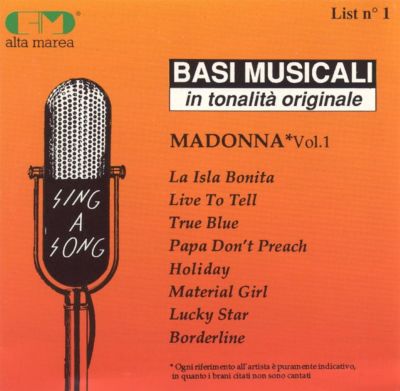 Basi Musicali - Madonna, Vol. 1