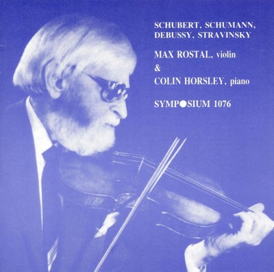 Max Rostal Plays Schubert, Schumann, Debussy,  | AllMusic