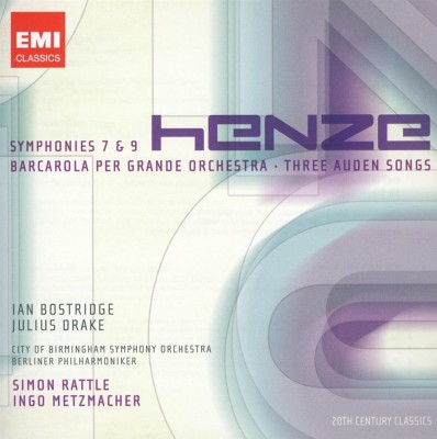 Hans Werner Henze: Symphonies Nos. 7 & 9; Barcarola per Grande Orchestra; Three Auden Songs