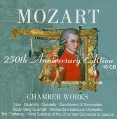 Mozart 250th Anniversary Edition: Chamber Works [16 CD]