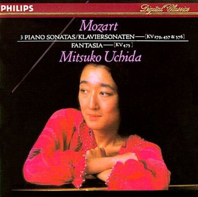 Mozart: 3 Piano Sonatas, KV 270, 457 & 576; Fantasia in C, KV475