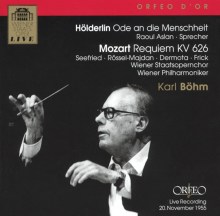 Hölderlin: Ode an die Menschheit; Mozart: Requiem
