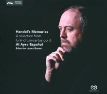 Album cover for Handel's Memories by Al Ayre Español / Eduardo López Banzo