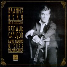 Album cover for Brahms, Berg: Violin Concertos by Renaud Capuçon / Daniel Harding