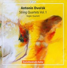 Album cover for Dvorák: String Quartets, Vol. 1 by Vogler Quartet