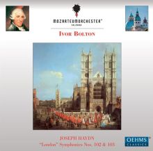 Album cover for Haydn: "London" Symphonies Nos. 102 & 103 by Ivor Bolton / Salzburg Mozarteum Orchestra