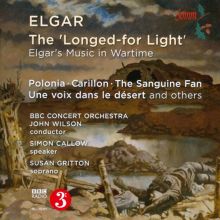 Album cover for The Longed-for Light: Elgar's Music in Wartime by John Wilson / BBC Concert Orchestra