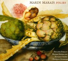 Album cover for Marin Marais: Folies by Eduardo Egüez / François Guerrier / Philippe Pierlot / Rainer Zipperling