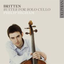Album cover for Britten: Suites for Solo Cello by Philip Higham