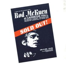 Album cover for Sold Out at Carnegie Hall [Deluxe Edition] by Rod McKuen