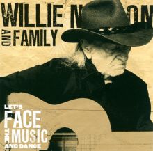 Album cover for Let's Face the Music and Dance by Willie Nelson