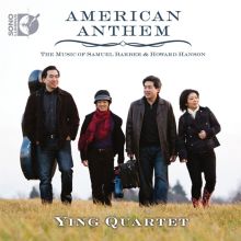 Album cover for American Anthem: The Music of Samuel Barber & Howard Hanson by Ying Quartet