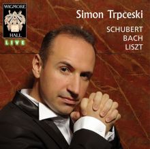 Album cover for Schubert, Bach, Liszt by Simon Trpceski