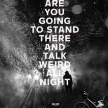Album cover for Are You Going to Stand There and Talk Weird All Night? by Valleys