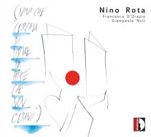 Album cover for A Sentimental Devil: Complete Works for Violin/Viola and Piano by Nino Rota by Francesco D'Orazio / Giampaolo Nuti