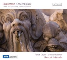 Album cover for Corellimania by Harmonie Universelle / Florian Deuter / Mónica Waisman