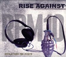 Album cover for Revolutions per Minute [RPM10] by Rise Against