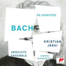 Album cover for Bach Re-Invented by Kristjan Järvi / Absolute Ensemble / Simone Dinnerstein
