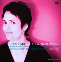 Album cover for Hindemith: Complete Viola Works, Vol. 1 - Viola & Orchestra by Tabea Zimmermann / Berlin Radio Symphony Orchestra / Hans Graf