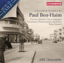 Album cover for Music in Exile: Chamber Works by Paul Ben-Haim by ARC Ensemble