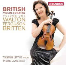 Album cover for British Violin Sonatas, Vol. 1: Walton, Ferguson, Britten by Tasmin Little / Piers Lane
