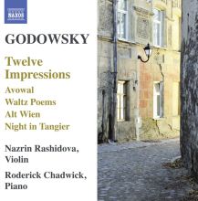 Album cover for Leopold Godowsky: Twelve Impressions by Nazrin Rashidova / Roderick Chadwick