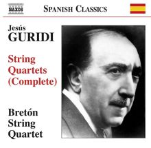 Album cover for Jesús Guridi: String Quartets (Complete) by Bréton String Quartet