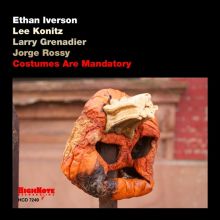 Album cover for Costumes Are Mandatory by Larry Grenadier / Ethan Iverson / Lee Konitz / Jorge Rossy