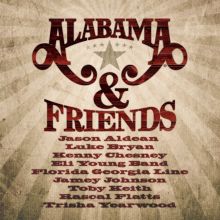 Album cover for Alabama & Friends by Alabama