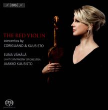 Album cover for The Red Violin: Concertos by Corigliano & Kuusisto by Elina Vähälä / Jaakko Kuusisto