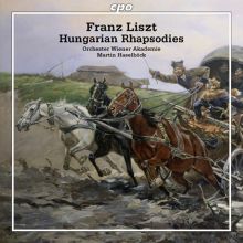 Album cover for Liszt: Hungarian Rhapsodies by Martin Haselböck / Orchester Wiener Akademie