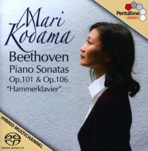 Album cover for Beethoven: Piano Sonatas Op. 101 & Op. 106 "Hammerklavier" by Mari Kodama