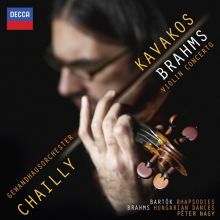 Album cover for Bartók: Rhapsodies; Brahms: Hungarian Dances by Leonidas Kavakos / Riccardo Chailly / Péter Nagy