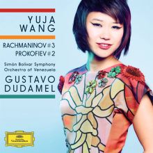 Album cover for Rachmaninov: Piano Concerto No. 3; Prokofiev: Piano Concerto No. 2 by Yuja Wang / Gustavo Dudamel