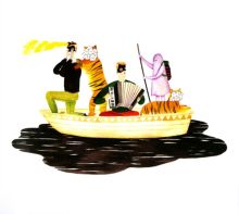 Album cover for On Oni Pond by Man Man