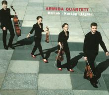 Album cover for String Quartets: Bartók, Kurtág, Ligeti by Armida Quartett