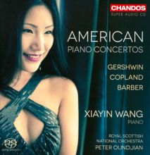 Album cover for American Piano Concertos by Xiayin Wang / Peter Oundjian