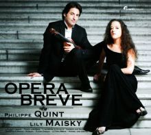 Album cover for Opera Breve by Philippe Quint / Lily Maisky