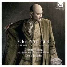 Album cover for Che Puro Ciel: The Rise of Classical Opera by Bejun Mehta / René Jacobs / Akademie für Alte Musik, Berlin