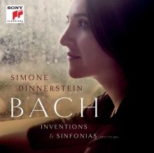Album cover for Bach: Inventions & Sinfonias by Simone Dinnerstein
